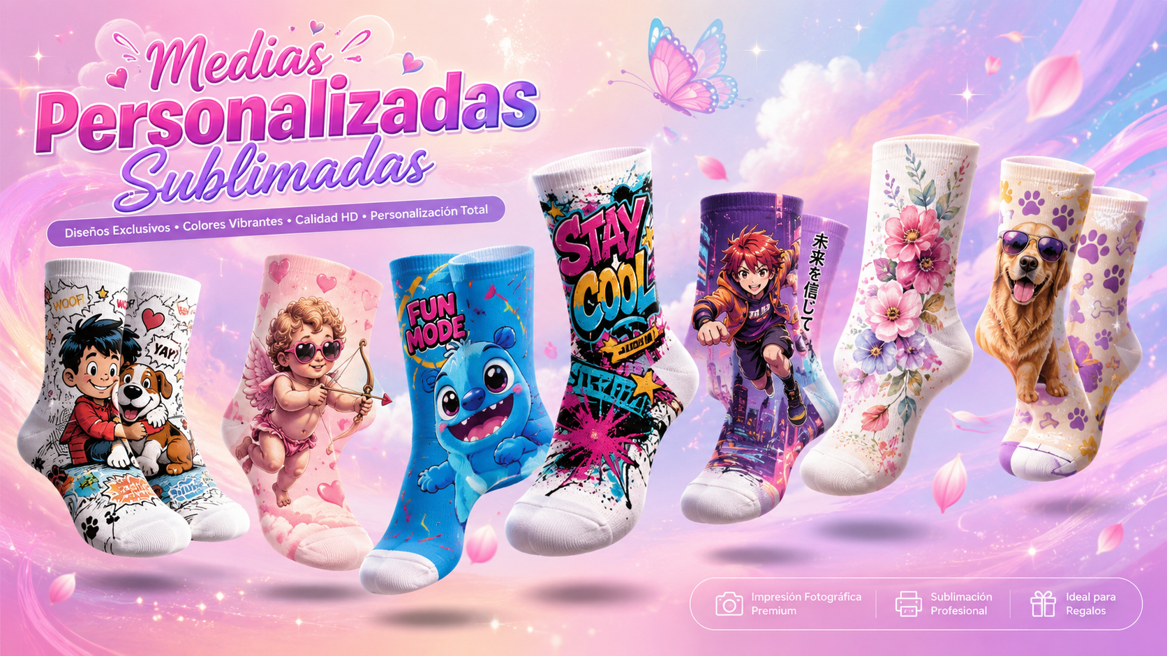 Medias personalizadas